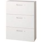 ■PLUS 648439)L6 ラテラル保管庫3段 L6−E105HK−3 W4 L6E105HK3W4(2119372)[送料別...