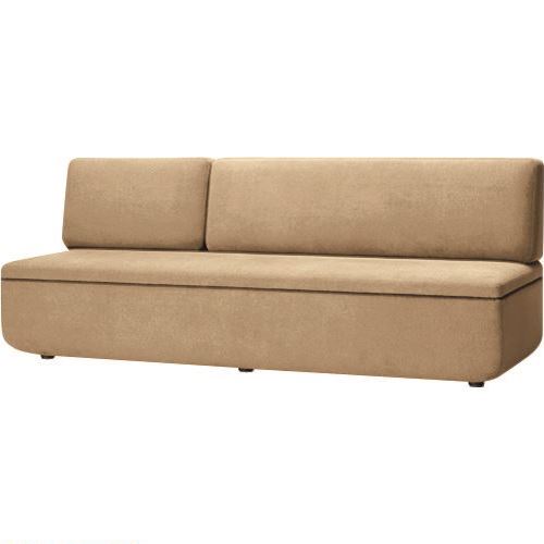 ■PLUS 51471)WFソファ 3人掛背付 LS−WFS13S CBE LSWFS13SCBE(2120137)[送料別途お見積り][法人限定][外直送]