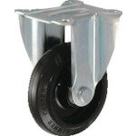 ■ハンマー 静音固定式ゴム車輪(ナイロンホイール・ラジアルボールベアリング)125mm 420SRPFR125(2123541)