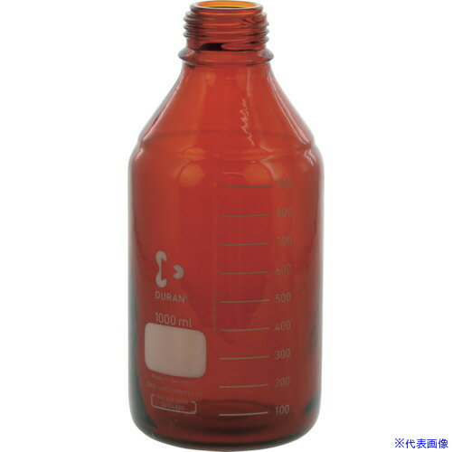 ■SIBATA ねじ口びん セーフティコート 茶褐色 びんのみ 1L 01729010005A(2130478)[送料別途見積り][法人・事業所限定][掲外取寄]