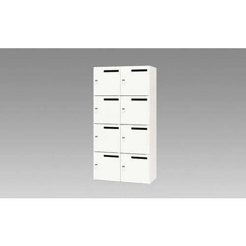 ■NAIKI パーソナルロッカー CW型 8人用 ホワイト ダイヤル錠 (メール投入口付) CW0918PLMD8WW(2145619)[送料別途お見積り][法人限定][外直送]