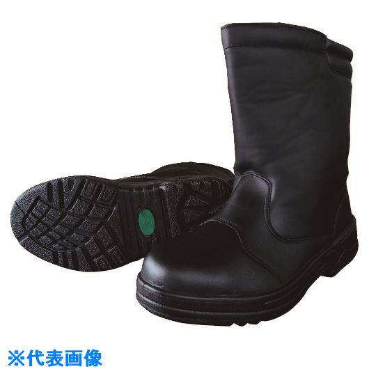 ■喜多 耐油底ウレタンワークブーツ半長靴 MK7890 ブラック 26.0 MK7890BK26.0(2150647)[送料別途お見積..