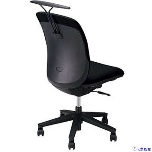 ■NAIKI 事務用チェア ブラック 肘なし ハンガー付 ハイバック VE512FHBK(2151099)[送料別途お見積り][法人限定][外直送]