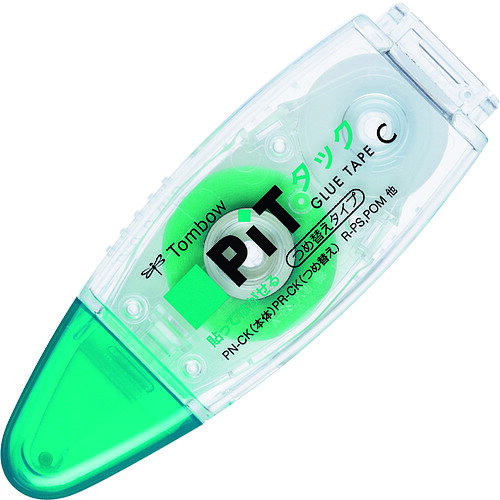 オレンジブック トラスコ中山　TRUSCOTombow テープのり ピットタックC 〔品番:PNCK〕[ 注番:2154381]特長●しっかり貼れてキレイにはがせるタックテープを搭載です。●メモの仮止めや資料の切り貼りなどに最適です。用途●メモの仮止めや資料の切り貼りなどに。仕様●テープ幅(mm)：8.4●テープ長さ(m)：7●タイプ：詰替タイプ仕様2●貼ってはがせるタイプ●詰替えタイプ●ヘッドキャップ付き●ローラーヘッド材質/仕上セット内容/付属品注意原産国（名称）ベトナムJANコード4901991654684本体質量12gオレンジブック トラスコ中山　TRUSCOTombow テープのり ピットタックC 〔品番:PNCK〕[注番:2154381][本体質量：12g]《包装時基本サイズ：60×23×131》〔包装時質量：23g〕分類》オフィス・住設用品》文具・事務用品》のり・テープ☆納期情報：メーカー取り寄品（弊社より発送）
