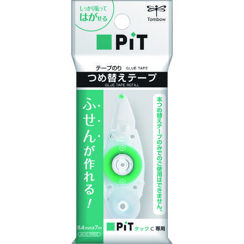 ■Tombow テープのり つめ替え ピットタックC PRCK(2154385)×5[送料別途お見積り][法人限定][掲外取寄]