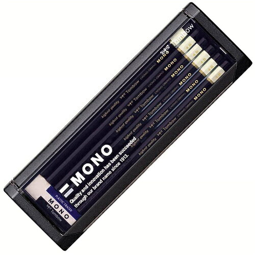 ■Tombow 鉛筆モノ 4B 12本 MONO4B(2156536)[送料別途お見積り][法人限定][掲外取寄]
