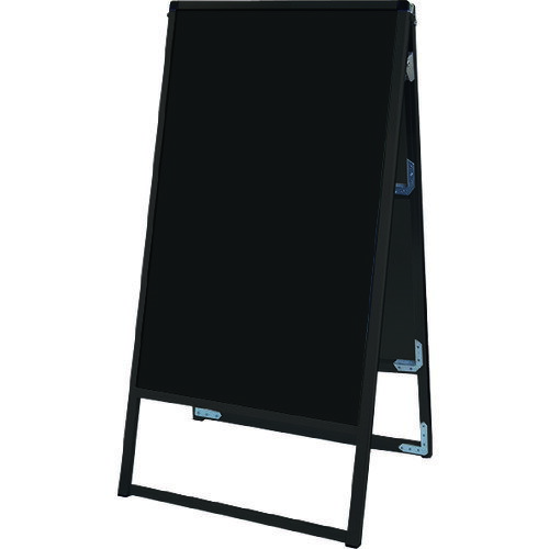 オレンジブック トラスコ中山　TRUSCOTOKISEI ブラックバリウススタンド看板 ブラックボードタイプ 450×900両面 〔品番:BVASKBB450X900R〕[ 注番:2157718]特長●パネルがフレームと一体化したスタイリッシュな自立式A型スタンド看板。●シンプルな構造で壊れにくいアルミ製で安心の純日本製。●サービスパーツも多数おり揃えており、アフターフォローも充実。仕様●規格：●本体フレーム＝アルミ押し出し材22mm×25mm／アルマイト仕上（ブラック）●面板＝マーカーボード（ブラック）3mm厚※差し替え用面板は、オプションから単品で購入頂けます。●面板サイズ＝W450mm×H900mm仕様2材質/仕上セット内容/付属品注意原産国（名称）日本JANコード本体質量7.9kgオレンジブック トラスコ中山　TRUSCOTOKISEI ブラックバリウススタンド看板 ブラックボードタイプ 450×900両面 〔品番:BVASKBB450X900R〕[注番:2157718][本体質量：7.9kg]分類》オフィス・住設用品》文具・事務用品》ホワイトボード☆納期情報：オレンジブック掲載以外でメーカー直送品【法人限定＝会社名ご記入お願い致します。】
