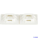 ■PANDUIT スーパーグリップ専用マウントベース 白 100個入り SGABM25-A-C SGABM25AC(2157846)
