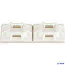 ■PANDUIT スーパーグリップ専用マウントベース 白 100個入り SGABM20-A-C SGABM20AC(2159319)