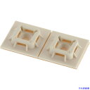 ■PANDUIT スーパーグリップ専用マウントベース 白 100個入り SGABM30-A-C SGABM30AC(2159320)
