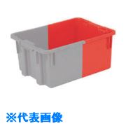 ■サンコー SNコンテナー 203700 B#35ライトグレー/赤 SNB35GLLRE(2163618)[送料別途見積り][法人・事業..