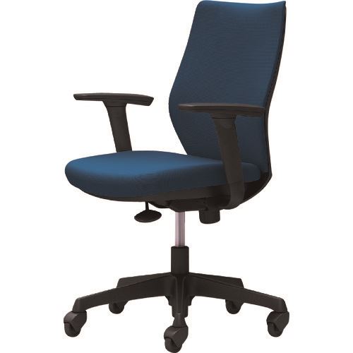 ■OKAMURA CG-M 可動肘 背パッド ハンガー無 ブラックボディ ゴムキャスター ミディ...