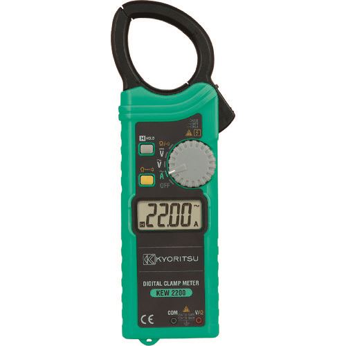 オレンジブック トラスコ中山　TRUSCOJAPPY ACデジタルクランプメータ 〔品番:2200JB〕[ 注番:2165167]特長●回路を切断することなく負荷電流の測定にご使用いただけます仕様仕様2●交流電流：40.00/400.0/1000A（3レンジオート）±1.4%rdg±6dgt(50/60Hz)±1.6%rdg±6dgt(45〜65Hz) 材質/仕上セット内容/付属品注意原産国（名称）タイJANコード4560187065873本体質量366gオレンジブック トラスコ中山　TRUSCOJAPPY ACデジタルクランプメータ 〔品番:2200JB〕[注番:2165167][本体質量：366g]《包装時基本サイズ：225×93×38》〔包装時質量：370g〕分類》測定・計測用品》工業用計測機器》クランプメーター☆納期情報：メーカー取り寄品（弊社より発送）