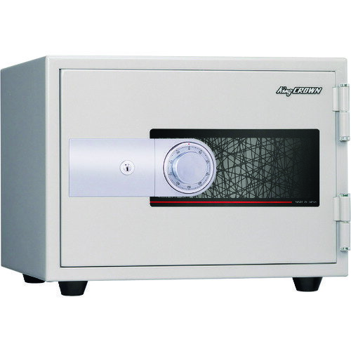 ■キング ゆとり収納耐火金庫 ホワイト 本体寸法(mm)：480×479×368 有効内寸(mm)：348×305×214 KU20SD(2165464)[送料別途お見積り][法人限定][直送]