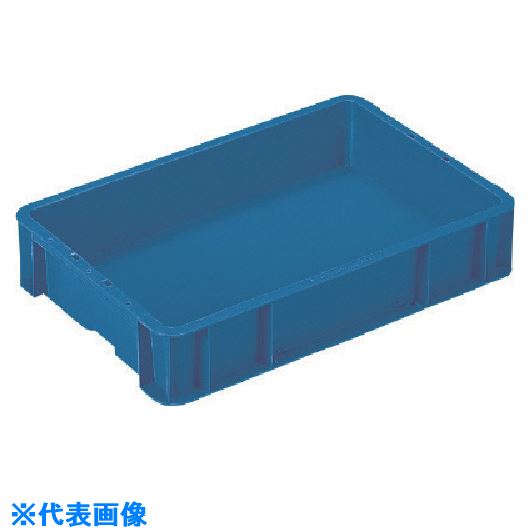■サンコー TP規格コンテナ 201251 TP341B孔無 青 SK341B(B)(2166779)[送料別途お見積り][法人限定][外..