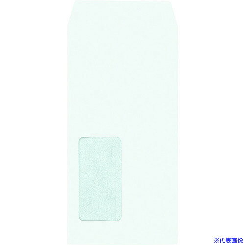 ■キングコーポ 長3グラシン窓明封筒No.35Hiソフトブルー プライバシー保護封筒枠ナシ1000枚X1箱 120135(2167133)[法人限定][外直送元]