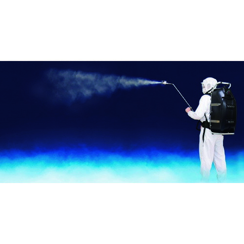 ■いけうち　バックパック型除菌・消臭ユニット　DRY-FOG　HIGHNOW(ドライフォグハイノウ） 〔品番:DRY-FOG〕[TR-2168620]【個人宅配送不可】
