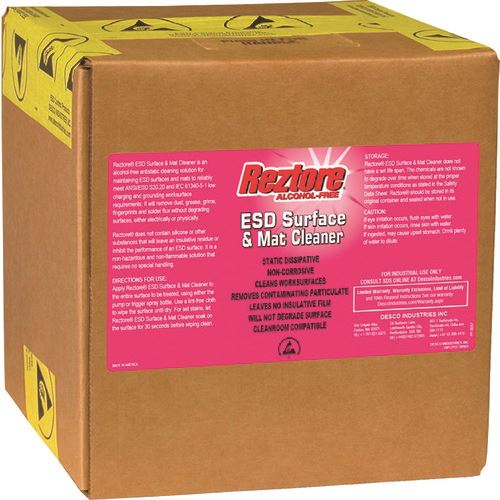 ■DESCO 帯電防止クリーナー、作業台表面＆マット、9.5リットル入り(補充用) 10448(2170640)[送料別途お見積り][法人限定][掲外取寄]