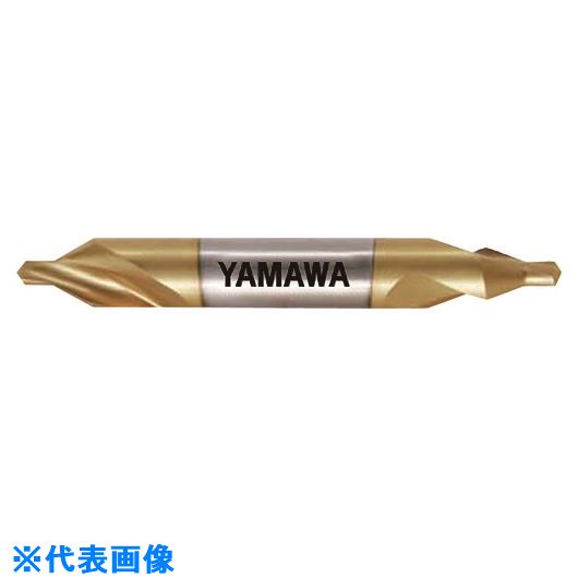 ■ヤマワ コーティング弱ねじれ溝A形60° センタ穴ドリル CD-S V 1X60°X4 CDSV1X60X4(2171101)