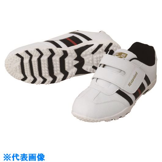 ■喜多 紳士マジックスニーカー MK120 ホワイト×ブラック 27.0 MK120WHBK27.0(2172792)[送料別途お見積..