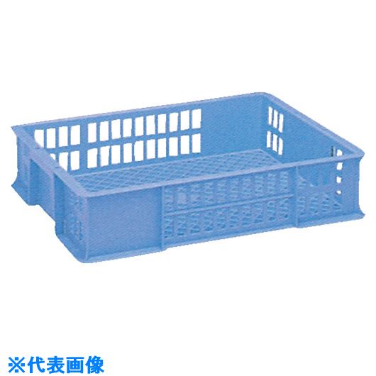 ■天昇 スタッキングコンテナー 672012 サンテナーPK−15Bブルー PK15BBL(2173110)[...