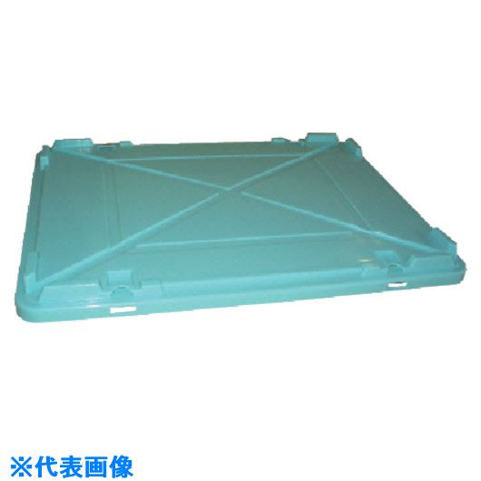 ■天昇 多目的コンテナ 673075 テンバコKフタ 青 KFUTA(B)(2174867)[送料別途見積り][法人・事業所限定]..