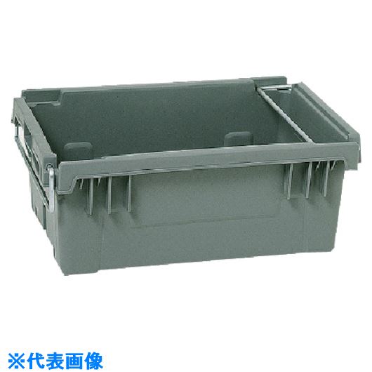 ■天昇 ネスティングコンテナ 673072 テンバコN−23 グレー N23(GY)(2175101)[送料別途お見積り][法人限..