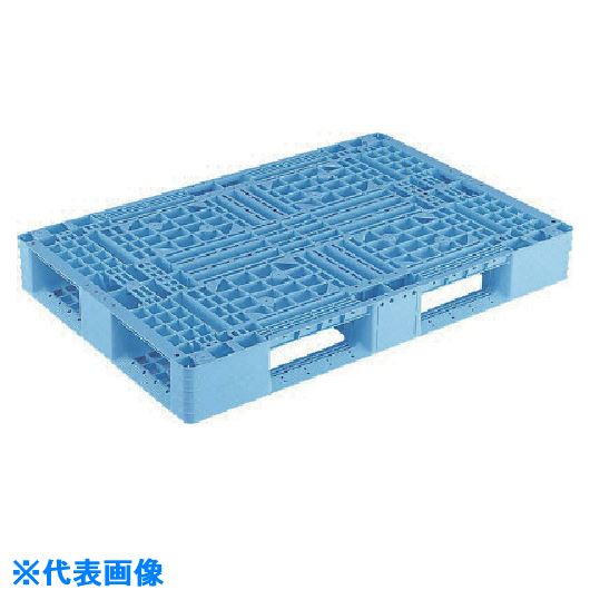 ■サンコー プラスチックパレット 808855 D4−812青 SK808855(2175492)[送料別途お見...