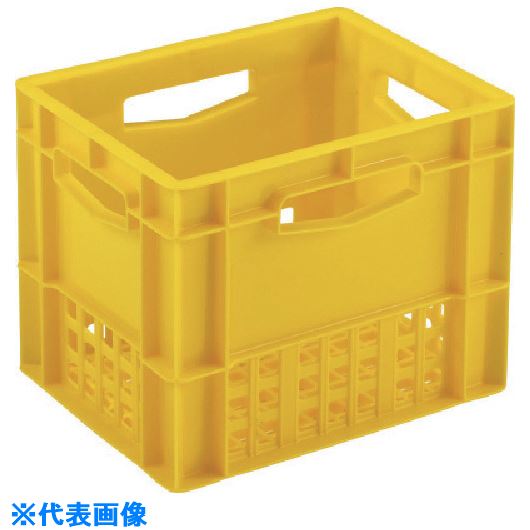 樂天商城 - ■サンコー 飲料輸送用容器 201902 ピュアクレート12P−1(ゲーブルトップパック1L×12本用) 黄 201902YE00(Y)(2175516)[送料別途お見積り][法人限定][外直送]