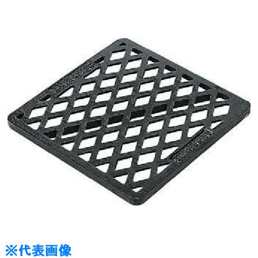 ■サンコー 集水マス用#300鋳鉄格子フタ 919356 ブラック SK919356(2176166)[送料別途見積り][法人・事..