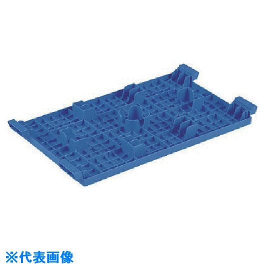 ■サンコー 餅トレーN型用落しフタ 702409 ブルー SK702409(2176236)[送料別途お見積り][法人限定][外直送]