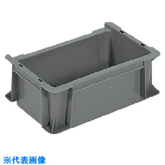 ■サンコー ボックス型コンテナー 200350 サンボックス #3S-2 3.2L ライトグレー ライトグレー SK3S2(LGY)(2177523)[送料別途見積り][法人・事業所限定][外直送]