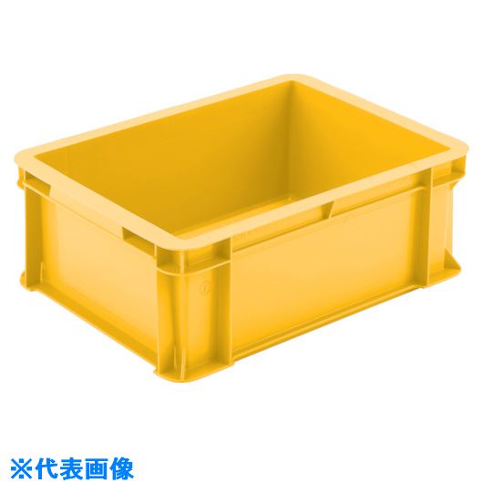 ■サンコー ボックス型コンテナー 201427 サンボックス#14-2Bイエロー SK142BYE(2177887)[送料別途見積..
