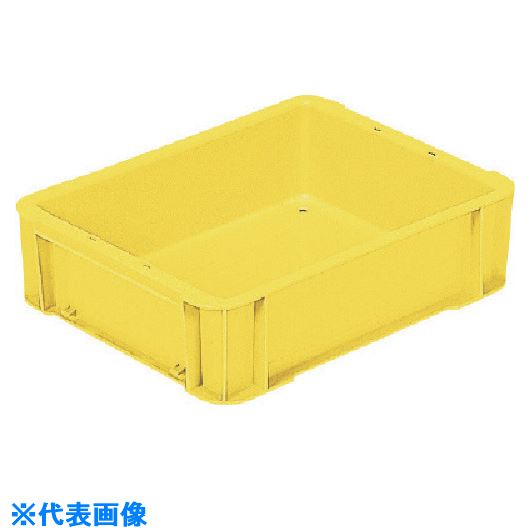 ■サンコー ボックス型コンテナー 200607 サンボックス #6B(水抜孔無) 6.7L イエロー 黄 SK6B(Y)(2177890)[送料別途見積り][法人・事業所限定][外直送]