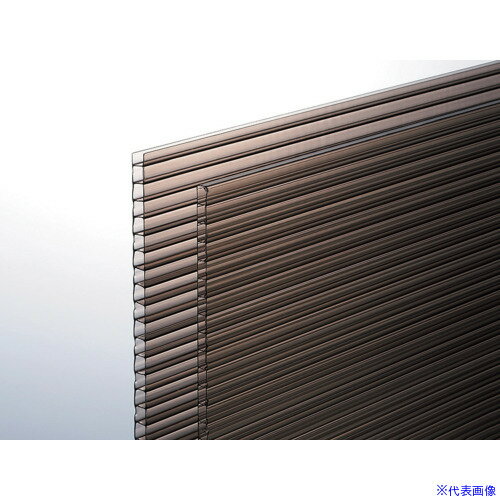 ■光　ポリカ中空ボード900×1400×4MMブラウンスモーク2枚入 3Pk入〔品番:KTP149W-2〕[TR-2177971×3][送料別途見積り][法人・事業所限定][メーカー取寄]【その他・大型等】
