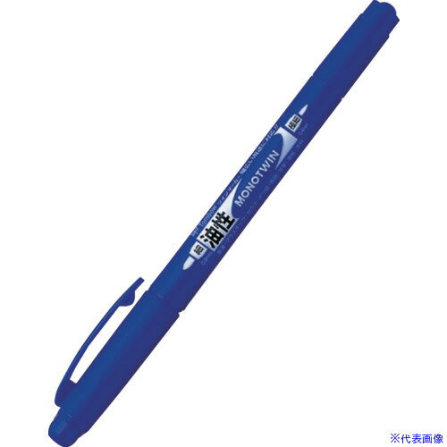 ■Tombow 油性マーキングペン モノツイン極細E 青 OSTME15(2195090)