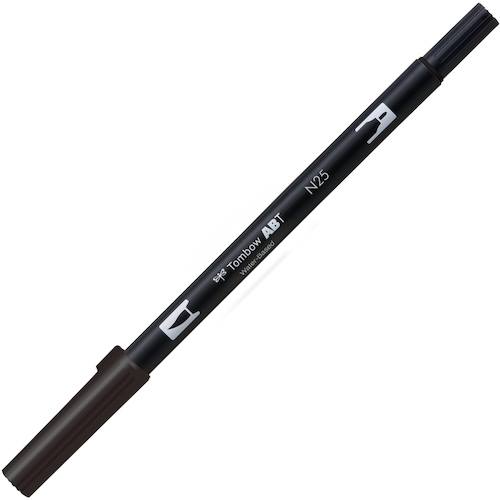 オレンジブック トラスコ中山　TRUSCOTombow 水性グラフィックマーカー デュアルブラッシュペン ABT N25 〔品番:ABTN25〕[ 注番:2196664]特長●筆のようにしなるフレキシブルファイバー筆芯で、抑揚のあるラインを自由に描けます。●0.8mmのポリエステル芯で、細めの文字もきれいに書けます。仕様仕様2●水性・染料インク●用途：デザイン・イラスト・ハンドレタリング●DICカラーガイド(近似値)：C-276材質/仕上セット内容/付属品注意原産国（名称）ベトナムJANコード4901991902327本体質量11gオレンジブック トラスコ中山　TRUSCOTombow 水性グラフィックマーカー デュアルブラッシュペン ABT N25 〔品番:ABTN25〕[注番:2196664][本体質量：11g]分類》オフィス・住設用品》文具・事務用品》筆記具☆納期情報：メーカー取り寄品（弊社より発送）