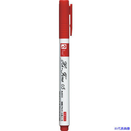 ■マジックインキ マジックインキ Hi-Fine0.5 No.900 赤 M900RT2(2208604)