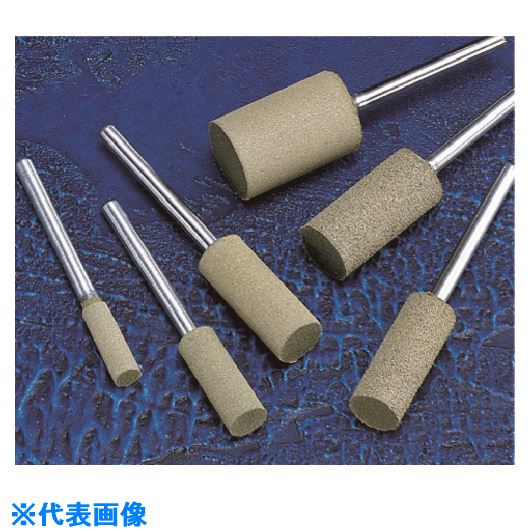 ■アルゴファイル 軸付ゴム砥石GC#80 Φ6×17 Φ3.0軸 AR471(2210260)[送料別途お見積り][法人限定][掲外取..