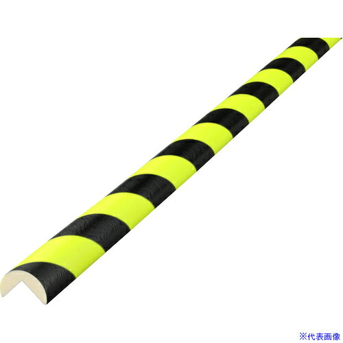 ■IWATA バンパープロ コーナータイプ BP1 1m 蛍光/黒 BP1F-L1(2216077)[送料別途お見積り][法人限定][掲外取寄]