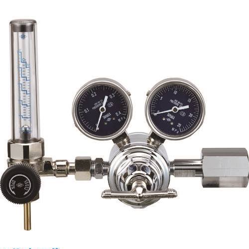 ■日酸TANAKA 二段減圧式圧力調整器 流量計付 JETV−1714V−F10R QAN11045(2238028)[送料別途お見積り][法..