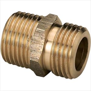 ■オンダ製作所 砲金ニップル R1/2×G1/2 OS001BC(2246866)[送料別途見積り][法人・事業所限定][掲外取寄]