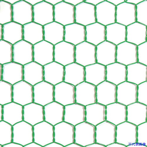 ■DAIDOHANT ビニール 亀甲金網 線径0.85x目40mm 幅910mm x 長さ30M巻 10160231(2249110)[送料別途お見積り][法人限定][掲外取寄]
