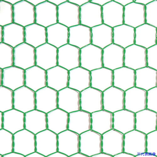■DAIDOHANT ビニール 亀甲金網 線径0.85x目16mm 幅1800mm x 長さ30M巻 10160280(2249111)[送料別途お見積り][法人限定][掲外取寄]
