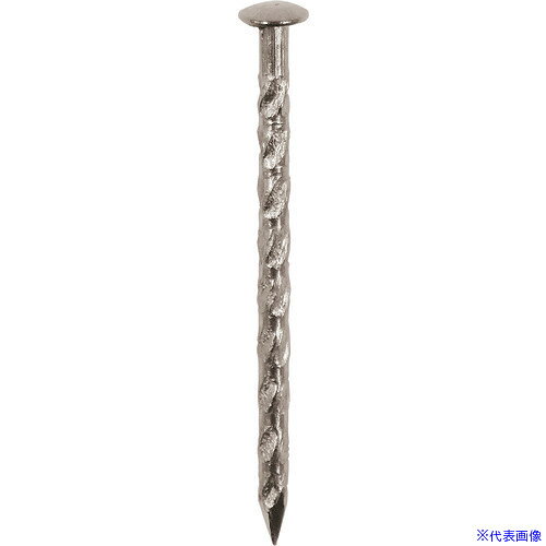 オレンジブック トラスコ中山　TRUSCOダイドーハント VP ステンレス パワースクリュー釘 丸頭 2.1x38 200g(約180本) 〔品番:10175318〕[ 注番:2249136]特長●耐食性に優れ(SUS304）水廻りや屋外などの湿気の多い場所に使用できます。●パワースクリュー形状が保持力アップしています。用途●木材の留め付けに。仕様●寸法(mm)d：2.1●全長(mm)：38●番手(#)：#14●頭部径(mm)：5.5●胴部形状：パワースクリュー●頭形状：丸頭仕様2材質/仕上●ステンレス（SUS304）セット内容/付属品注意原産国（名称）中国JANコード4962123753187本体質量0.2kgオレンジブック トラスコ中山　TRUSCOダイドーハント VP ステンレス パワースクリュー釘 丸頭 2.1x38 200g(約180本) 〔品番:10175318〕[注番:2249136][本体質量：0.2kg]《包装時基本サイズ：100×20×140》分類》金物・建築資材》ねじ・ボルト・ナット》釘☆納期情報：メーカー取り寄品（弊社より発送）