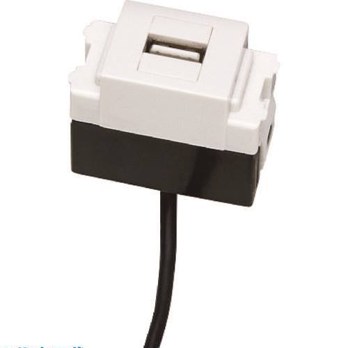 ■SUGATSUNE (210036813)DM1-USB20-WT/USBコネクタ DM1USB20WT(2253337)[送料別途見積り][法人・事業所..