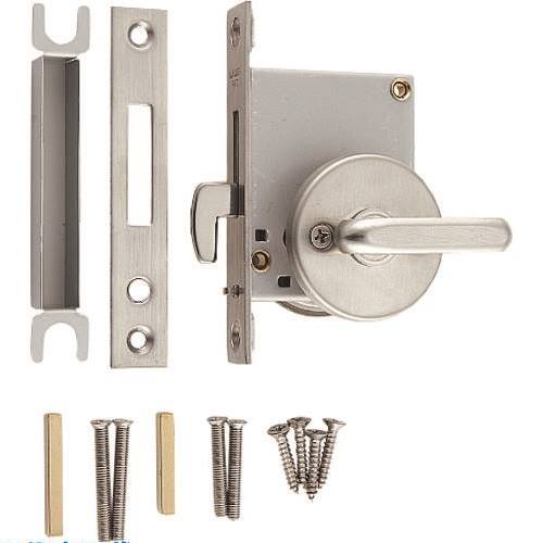 ■SUGATSUNE (140183252)HC-30HL/ステンレス鋼製引戸掘込カマ錠 HC30HL(2259611)[送料別途見積り][法人..