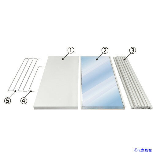 ■SANWA 透明パネル910×1820 FT1(2261002)[送料別途お見積り][法人限定][直送]