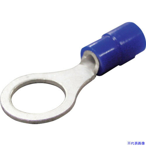 ■ニチフ 環境配慮形絶縁被覆付圧着端子 R形(100P) TMEX28YEL(2262619)[送料別途見積り][法人・事業所限定][掲外取寄]