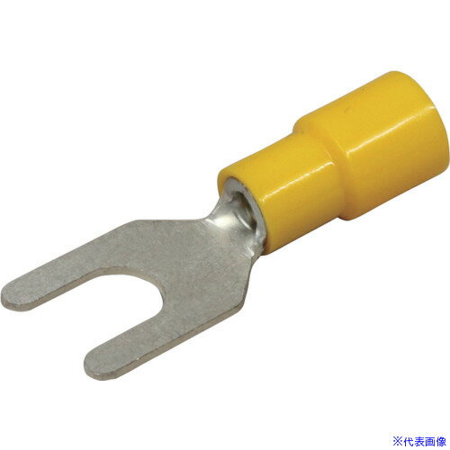 ■ニチフ 環境配慮形絶縁被覆付圧着端子 Y形(50P) TMEX5.5Y6GRN(2262889)[送料別途見積り][法人・事業所..
